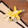 Pinza para el pelo lateral de Plumeria Estrella de Mar para el flequillo de mujer, Pinza de pico de pato para la frente, Pasador, Adorno para el pelo, Accesorios con ambiente de playa
