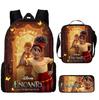 2021 Nueva Mochila Escolar Mágica Full House para Estudiantes Mochila de Poliéster Mochila Creativa Cómoda Bolso Estampado Estuche para Lápices