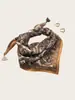 Pañuelo estilo vintage con estampado de anacardos para mujer, un accesorio chic y discreto que se puede usar en capas e incluso como cinturón para la cintura para crear un efecto adelgazante