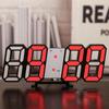 Fábrica de relógio despertador eletrônico digital 3D direto ins versão coreana do relógio de parede simples relógio de parede casa inteligente luminoso