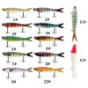 Señuelo de pez de nudo múltiple ocho lochas 13.5cm/23g señuelo Luya señuelo duro aparejos de pesca multi-agua suministros
