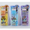 Papelaria Zootopia Lápis com Borracha, Apontador, Pegador de Lápis, Conjunto de Papelaria, Presente para Estudante, Prêmio