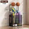Cesta de Almacenamiento para Esterillas de Yoga, Estante de Almacenamiento para Equipos Deportivos y de Fitness en Casa, Estante de Almacenamiento Doméstico para Rellenar Espacios para Bádminton y Baloncesto