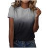 Camiseta de manga corta con cuello redondo y estampado digital 3D de Wish, marca de moda transfronteriza para mujer, para Amazon Independent Station.