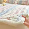Nuevo Colchón de Algodón Terciopelo de Leche Colchón Colchón Esterilla Tatami para el Hogar Colchón de Terciopelo Coral de Invierno Cálido Engrosado