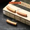 Tubo curvo de sándalo y madera de agarwood estilo Xizang para escrituras, venta directa de fábrica, cuentas semiacabadas, pulsera semiacabada, accesorios de joyería DIY
