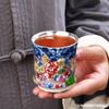 Taza de Té de Plata Taza Maestra Taza Individual Uso Personal de Hombres Plata Esterlina 999 Elegante Cerámica Jingdezhen Taza Individual