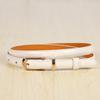 Cinto Fino Feminino Versão Coreana Fivela de Pino Versátil Cor Doce Fino Cinto Decorativo Casual Moda Atacado