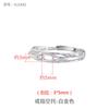 Malha oval anel vazio titular simples nicho design diy suporte de anel embutido jade Jade suporte de ágata para homens e mulheres
