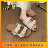 Sapatos Femininos Plus Size 2026 Estilo Preguiçoso Sandálias Birkenstock Femininas Verão Uso Externo Moda Sandálias de Férias com Fivela Dupla