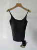 [No necesita sujetador] Camisola Albas de cachemira con tirantes ajustables y espalda descubierta para mujer, color liso, perfecta para usar en capas en otoño