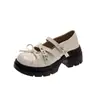 Zapatos Mary Jane estilo francés para mujer, novedad verano 2026, mocasines pequeños versátiles casuales de cuero inspirados en Chanel para combinar con faldas