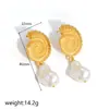 Brincos Criativos Novos Atacado Moda Estiloso Argolas de Orelha Caracol Ins Aço Inoxidável Argola Espiral Concha para Mulheres