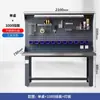 Bancada de trabalho de aço inoxidável de alta resistência, mesa de reparo para mecânicos de oficina, bancada de montagem experimental