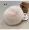 Novedad sombrero de pescador de piel de zorro para otoño e invierno, cálido, con protección para las orejas, dulce, de moda, estilo coreano, sombrero de moda para mujer para exteriores, popular en redes sociales