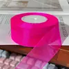 4 cm de fita de neve artesanal DIY rosa Fita de presente decoração de bolo acessórios para o cabelo arco fita fábrica atacado