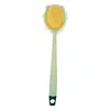 Cepillo de Baño de Doble Cara con Mango Largo y Cerdas Suaves, Exfoliante de Espalda Dos en Uno, Cepillo de Baño Multifuncional, Exfoliante de Espalda al por Mayor