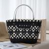 Bolsa Grande Tejida a Mano, Bolsa para el Viaje Diario, Bolsa de Compras, Bolsa para Mamá, Bolsa de Playa para Vacaciones y Viajes, Bolso de Mano