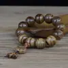 Pulsera de Madera Aromática Vietnamita, Pulsera Pequeña de Cuentas de Oración de 108 Cuentas, Juguete Artesanal de Hada de Madera