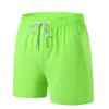 Shorts Masculino de Verão Ultrafino de Secagem Rápida com Cordão Calça de Praia Bermuda Esportiva Casual Estilo Casal Feminino