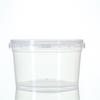 Frasco redondo de embalagem de alimentos selado Pecan Nuts Candy Food Grade Clear Plastic Packaging Jar