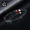 Joia Popular Transfronteiriça Europeia e Americana Pulseira Masculina com Padrão de Dragão 7mm Pulseira Masculina Simples e Elegante Pulseira Ajustável para Casal Pulseira