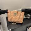 Bolso de Hombro Tote de Moda Simple para Viajeros con Bordado Romboidal debajo del Brazo para Mujer 2023 Nuevo Moderno Distintivo de Hombro Trendy