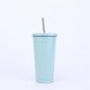 Acero Inoxidable Gran Capacidad 750ml Taza Portátil para Coche para Parejas con Color Degradado, Vaso de Hielo de Verano, Aislamiento Térmico