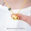 Puzuo Color Fuerte que Conserva Arena Dorada Accesorios DIY Corte Completo de Diamante Colgante de Cabeza de Hello Kitty Cadena para Clavícula Linda de Dibujos Animados