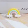 Accesorios Arcoíris Pegamento Líquido Color Crema Material para Funda de Teléfono Móvil Caja de Papelería Accesorios para Broches Accesorios de Resina para Bricolaje