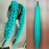 Peruca de Fibra Sintética Exportação Peça Única Rabo de Cavalo Colorido Roxo Elástico Prendedor de Cabelo Rabo de Cavalo Colorido