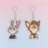 Zootopia Nick Raposa Judy Coelho Preguiça Ovelha Acrílico Mochila de Alta Qualidade Pingente Fofo Presente Mercadoria