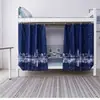 Cortina para Cama de Dormitorio Estudiantil, Sin Taladrar, Cortina Opaca de Privacidad, Artefacto Opaco para Dormitorio Universitario