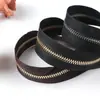 Se puede cortar y vender individualmente, En stock No. 5 Cremallera de Metal, Cremallera de Aleación de Titanio, Cremallera Doble, Cremallera de Aluminio para Equipaje, Cremallera Electrochapada