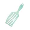 Pente Rib Huiyun com Dorso Curvo, Design Oco, Pente de Massagem de Secagem Rápida, Desembaraçando Cabelo, Escova de Cabelo Cor Gelatina, Cuidados com o Cabelo com Almofada de Ar