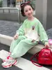 Traje de niña Otoño 2025 Nuevo Moda Infantil Primavera y Otoño Estilo Occidental Internet Celebrando Casual Dos Piezas Moderno