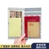 Portapasaporte PP Plástico Largo Múltiples Compartimentos Almacenamiento Estilo Étnico Retro Bolsa para Boletos de Viaje Portapasaporte Portaboletos Personalización