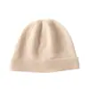Chapéu de cashmere macio e confortável, novo estilo outono/inverno, unissex, casual, cobre as orelhas, gorro de tricô, chapéu de inverno estiloso