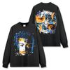 Camiseta de manga corta con estampado XXX TENTACION de hip-hop retro transfronterizo estadounidense, de algodón pesado lavado y cuello pequeño.
