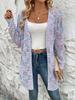 Suéter de Punto Retro de Rayas Arcoíris de Color Degradado Largo para Mujer, Otoño e Invierno, Corte Holgado de Manga Larga, Estilo Vintage Europeo y Americano