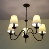 Lustre minimalista de sala de estar estilo americano, todo em cobre, adequado para vilas, lobbies de hotel e restaurantes, lustre personalizado criativo retrô de designer