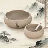 Cinzeiro de Novo Estilo, Personalizado, Moderno, Luxo Leve, Grande Capacidade, Adequado para Sala de Estar, Casa, Escritório, Cinzeiro Decorativo de Cerâmica Estilo Chinês