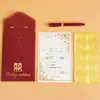 Nuevo Estilo Invitaciones de Boda Chinas al por Mayor Invitaciones de Boda Sencillas con Estampado Dorado Impresión 2026 Invitaciones de Boda Invitaciones para Banquete de Boda