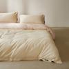 Novo Estilo Conjunto de Cama de Quatro Peças em Algodão Escovado, 100% Algodão Puro, Espessado e Quente, Inclui Capa de Edredom, Colcha e Lençol de Cama, Adequado para Estudantes