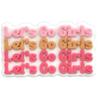 Charms para Zapatos de Clogs de Niña de Mezclilla Rosa Plástico Suave de Goma Blanda Hebilla de Zapato de Plástico Gotita Decoración DIY Accesorios para Zapatos de Jardín Transfronterizo