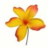 Headdress Flor de Plumeria Artificial Eva 9cm Texturizado Estilo Havaiano Headdress para Roupa de Banho Viagem Festa na Praia