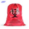 Saco de lixo médico personalizado para exportação, saco de lixo médico grande com cordão, saco de lixo para lixo médico