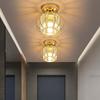 Luzes de Corredor E27 Hall de Entrada Varanda Entrada Simples Cristal de Luxo Pequenas Luzes de Teto E27 Luzes de Escada