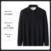 Camiseta base de gola alta para homens, nova camiseta de manga comprida para primavera e outono, camiseta masculina casual de negócios com meio zíper para o dia a dia