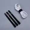 Corbata de Cable de Terciopelo de Doble Cara Tipo P Velcro Tipo P Correa de Gestión de Cables Correa de Velcro para Cable de Datos Corbata de Cable de Nylon Engrosada